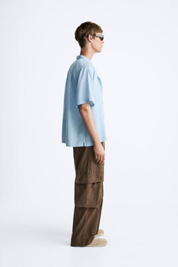CARGO PARACHUTE TROUSERS - Zara фото 8