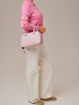 Кожаная сумка Hawaii DBR 31216 розовый дым фото 14