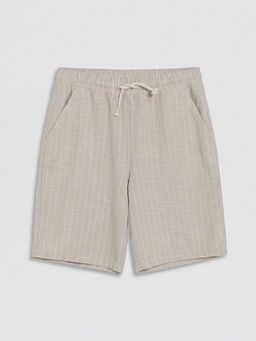 ?izgili Erkek ?ocuk Poplin ?ort