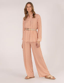 Turuncu Y_ksek Bel Loose Fit Pantolon - Pierre cardin фото 3