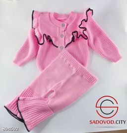 Вязаный костюм для девочек - Bruno фото 17