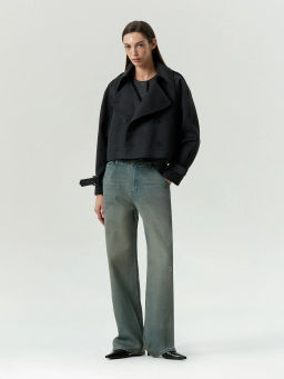 ЕМКА / Укороченный тренч из шерсти - Emka фото 3