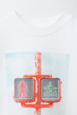 CAMISETA FOTOGRAF?A SEM?FORO / Blanco - Zara фото 3