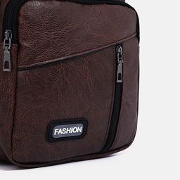 Сумка мужская, цвет коричневый - Simaland фото 3