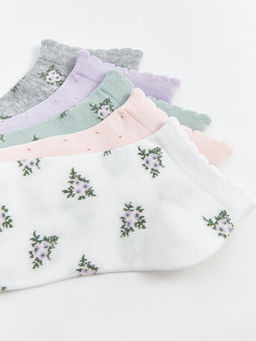 Desenli Kad?n Patik ?orap 5li Paket - Waikiki фото 3