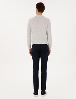 Lacivert Slim Fit Kanvas Pantolon - Pierre cardin фото 4