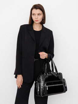 Сумка 5602S black Velina Fabbiano-Safenta