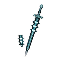 Цена за 12 шт. Ручка - прикол гелевая Рыцарский меч, МИКС - Calligrata фото 2