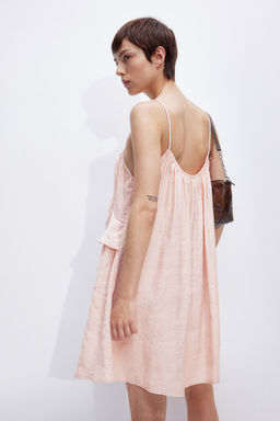 Vestido en mezcla de modal con ribetes de volante - H&m фото 4