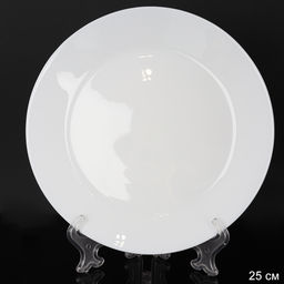 Тарелка 250 мм белая ЕВРО NN19/105769 (WHITE) NN19CT - Галеонтрейд фото 2