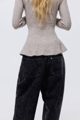 Curvy Fit Baggy High Jeans - H&m фото 7