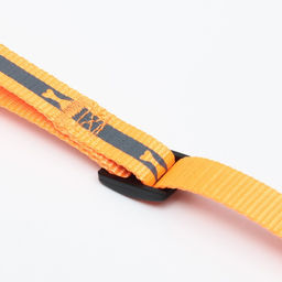 Ошейник Кость, ОШ до 37 см, ширина 1,5 см, оранжевый - Пижон фото 7