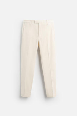 SLIM FIT CORDUROY TROUSERS - Zara фото 15