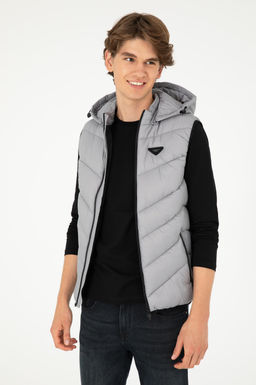 Мужской светло-серый жилет - U.s. polo assn фото 3