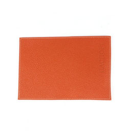 Обложка для паспорта Croco-П-405 (5 кред карт) натуральная кожа оранжевый флотер (36) 265423