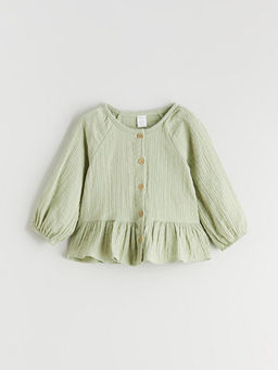 Bisiklet Yaka K?z Bebek M?slin G?mlek ve Pantolon