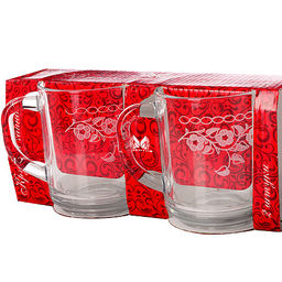 MS55029-2-07-01 Набор 2-х кружек Флёр new 255 мл - Mayer&boch фото 3