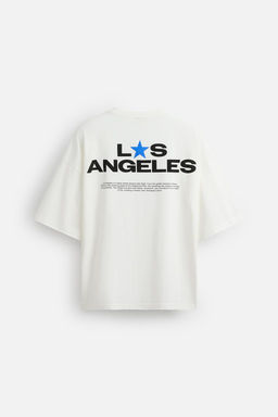 CONTRAST PRINTED T-SHIRT - Zara фото 8