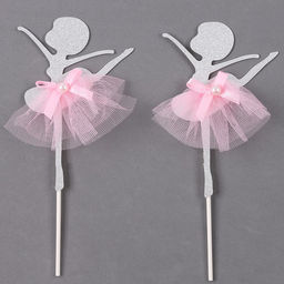 Топпер Балерина, набор 2 шт., цвет розовый - Страна карнавалия фото 5