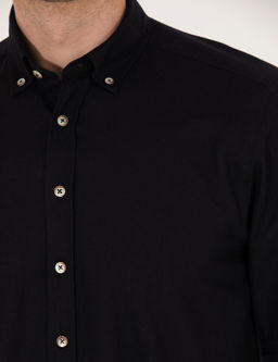 Siyah Regular Fit Uzun Kollu G_mlek - Pierre cardin фото 7