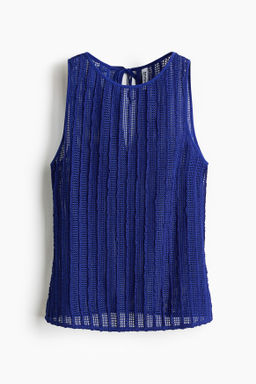 Textured net top