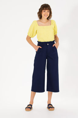 Женские темно-синие спортивные брюки