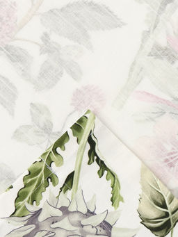 Шторы для кухни с подхватами Organic home, 150×180 см - 2 шт., репс 210 г/м². 100% хлопок