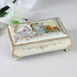 Шкатулка музыкальная / 63310E /уп 36/пластик - Галеонтрейд фото 2