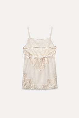 STRAPPY LACE TOP - Zara фото 5