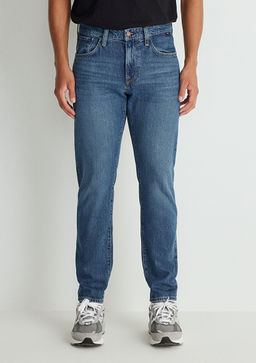 London Street Puslu Koyu Mavi Jean Pantolon  фото 4