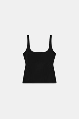 TOP STRETCH CORSETERO / Negro - Zara фото 5