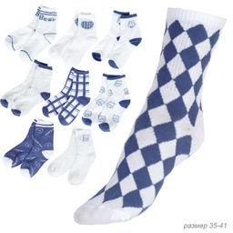 Носки женские р. 35-41 набор 10 штук / ZS022 /уп 100/