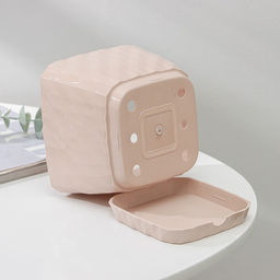 Цена за 2 шт. Горшок для цветов с поддоном «Классика», 1 л, бежевый