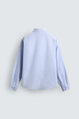 Рубашка Oversized Fit Oxford голубая