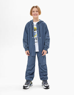 Жакет-рубашка с капюшоном для мальчика 241137