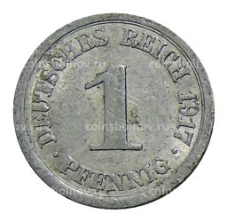 1 пфенниг 1917 года А Германия
