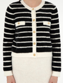 Siyah Crop Top Triko H_rka - Pierre cardin фото 6