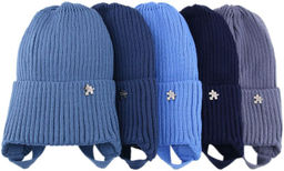 Шапка для мальчика E-04-49 голубой 400 Полярик