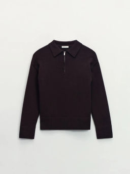 Джемпер поло с молнией / Zarina