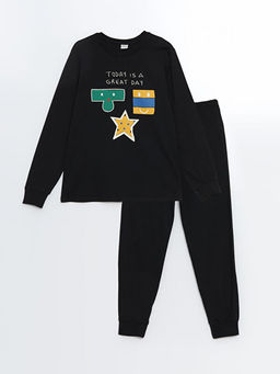 Bisiklet Yaka Erkek ?ocuk Pijama Tak?m?