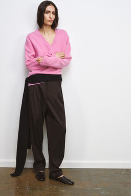 100% WOOL OVERSIZE JUMPER - Zara фото 7