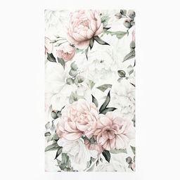 Полотенце Этель Пионы 40х73см, 100% хлопок, саржа 190 г/м2  фото 20