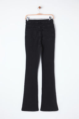 TRENDYOLMILLA Koyu Mavi Yuksek Bel Flare Jeans TWOSS25JE00109  фото 11