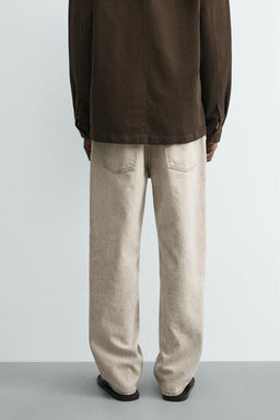 JEANS STRAIGHT ANKLE FIT ORIGINS / Gris claro - Zara фото 14