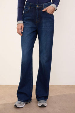 Trendyolmilla Wardrope Essentials Antrasit DOKUMLU Yuksek Bel Wide Leg Jeans TWOSS26JE00128 фото 16