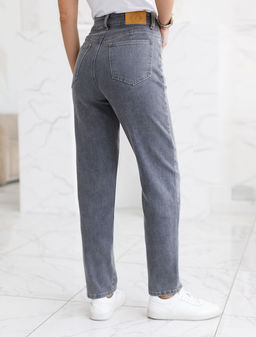 Джинсы mom-fit из эластичного облегченного денима - Vilatte фото 2