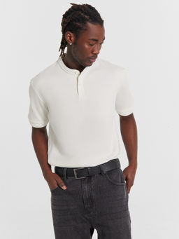 Поло мужское кремовое