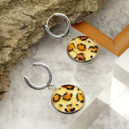 Серьги из муранского стекла LEOPARD LS3134