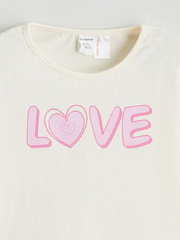 Bask?l? K?z ?ocuk Ti??rt ve Tayt