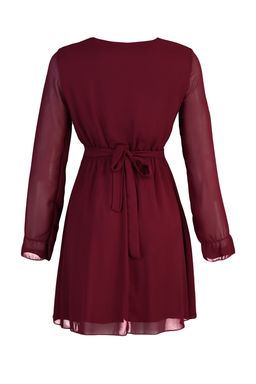 TRENDYOLMILLA Cok Renkli Kusakl? Duz Mini Dokuma Elbise TWOAW20EL0789  фото 8
